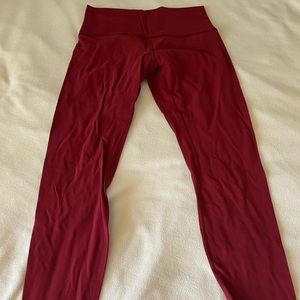 Red lululemon aligns